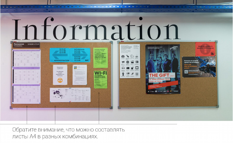 Доска объявлений оформить
