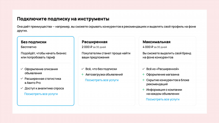 Как правильно разместить объявление